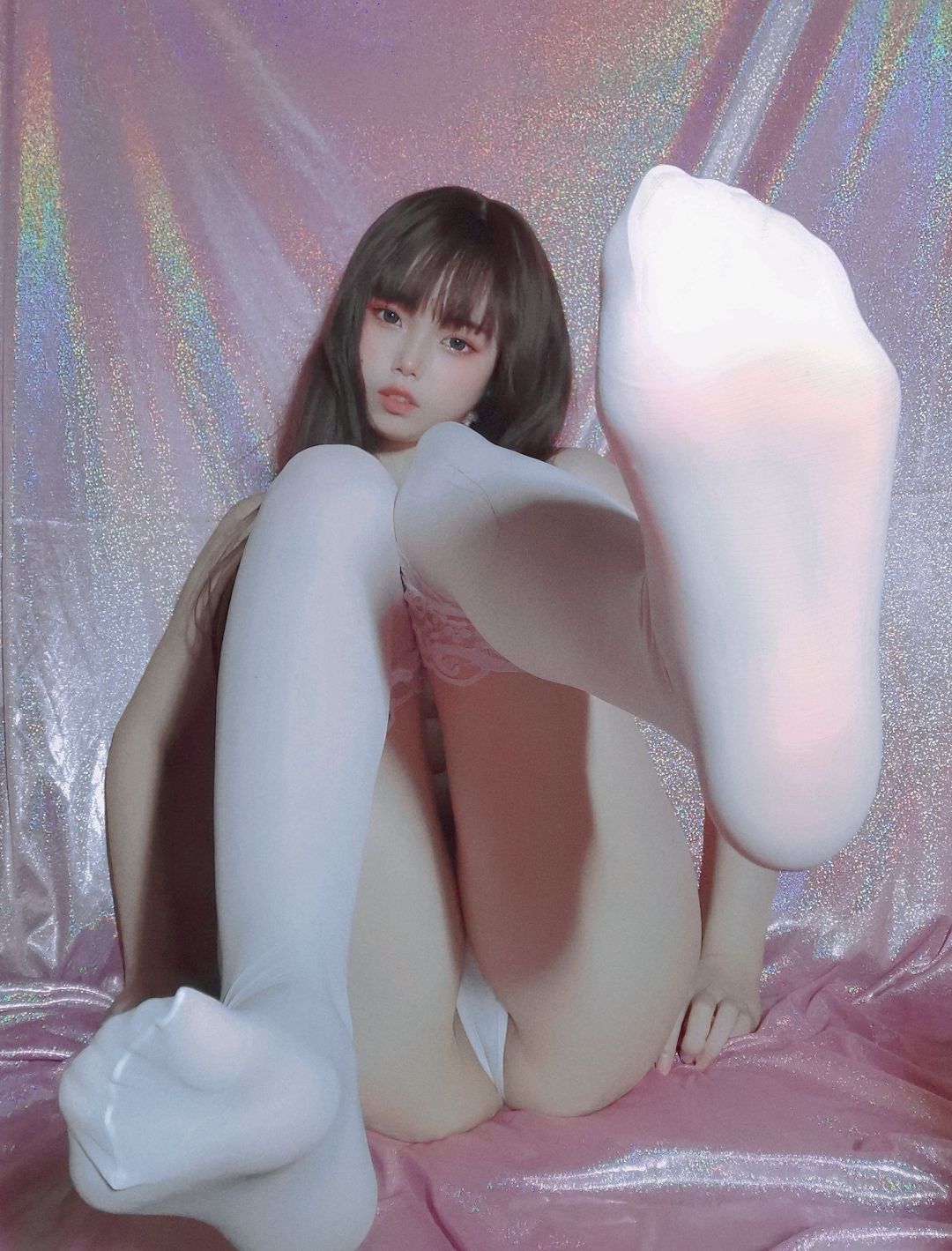 七月喵子–粉嫩水手服插图9